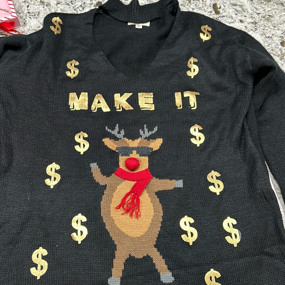 Women’s Christmas sweater size medium